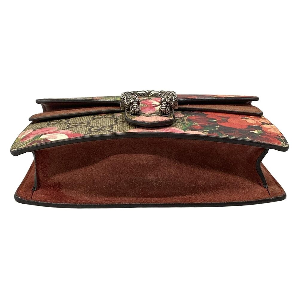 Gucci Dionysus/GG Blooms Shoulder Bag 476432 Beige Pink Multi PVC Suede - Picture 5 of 15